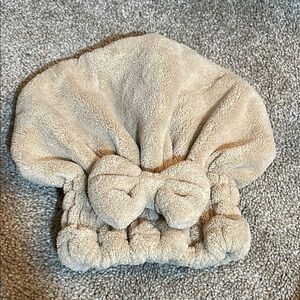 NEW Hair Drying Cap with Bow Detail